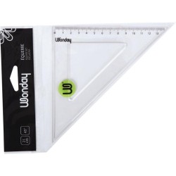EQUERRE CRISTAL 21CM GR 45D