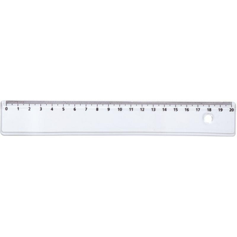 REGLE PLATE PLASTIQUE 20CM