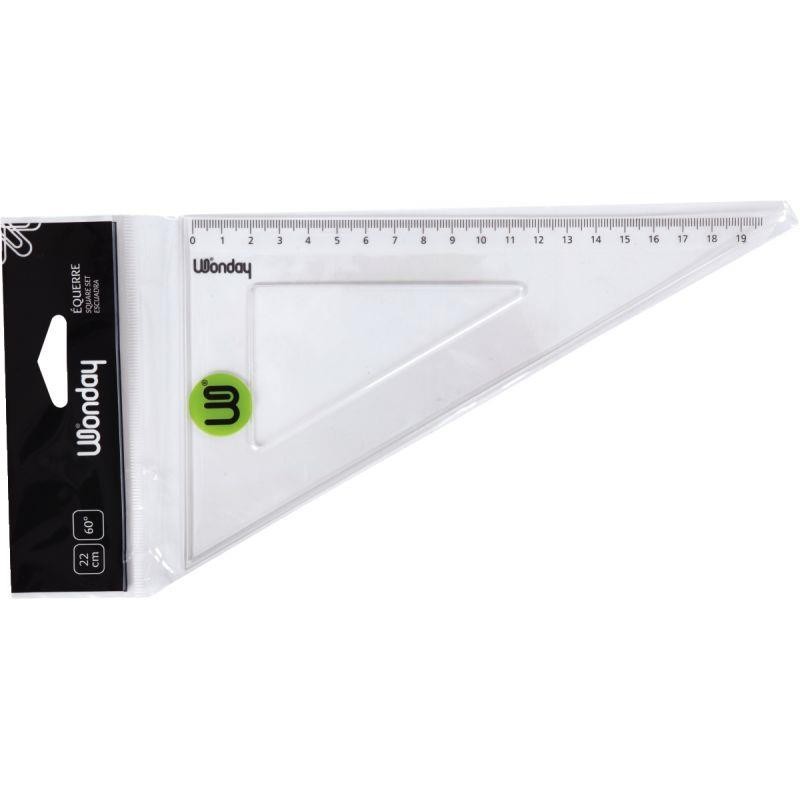 EQUERRE CRISTAL 21CM GR 60D