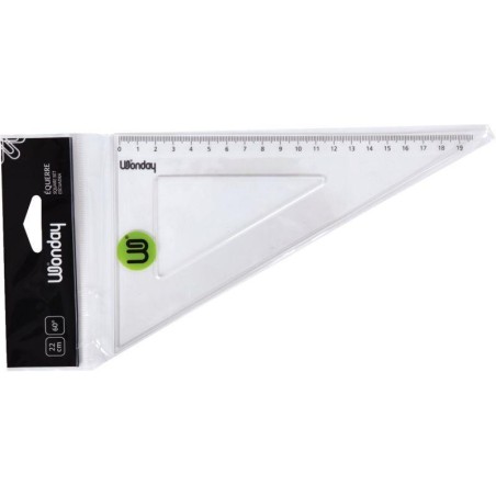 EQUERRE CRISTAL 21CM GR 60D