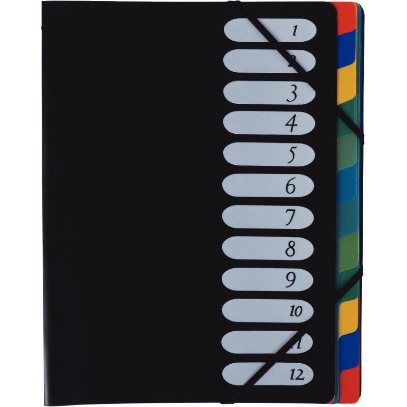 TRIEUR PP 12COMPART+ELAST NOIR