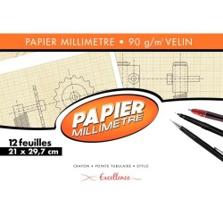 POCH 12F PAPIER MM A4 90G EXCE